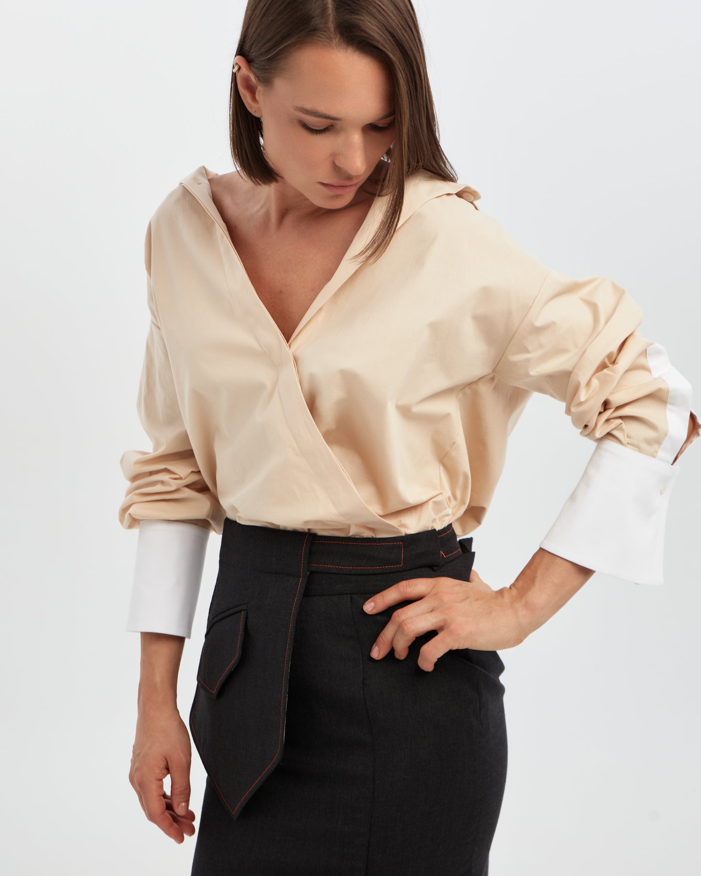 Shirt LINEA Beige